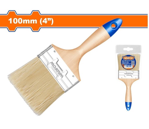 [126598] Brocha Para Pintar 4" Mango De Madera Wadfow Wpb2904