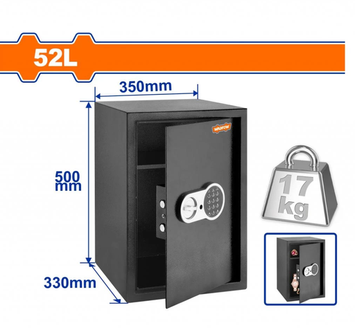 [140252] Caja Fuerte Digital 50X35X33Cm Wadfow Web1550