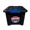 Caja Plastica 25-Lt Con Tapa Wadfow Wtb3325 Negro