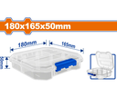 Caja Plastica Organica Wadfow Wtb8341 Transparente