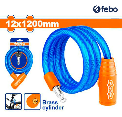 [128217] Candado De Cable 1200X12Mm Wadfow Wbk1112