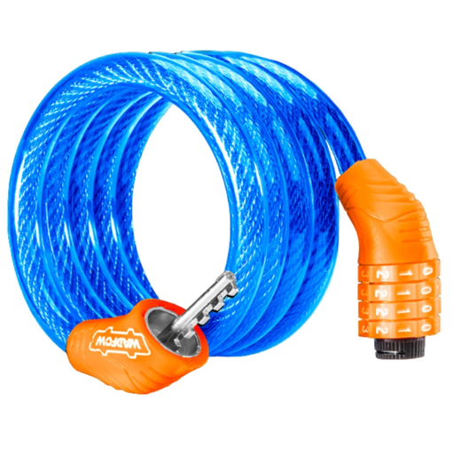 [133912] Candado De Cable Con Combo 120Cm Wadfow Wbk2110