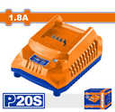 Cargador Con  Bateria 20V 1.8A Wadfow Wfcp518