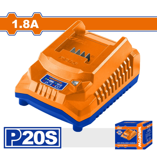 [140236] Cargador Con  Bateria 20V 1.8A Wadfow Wfcp518