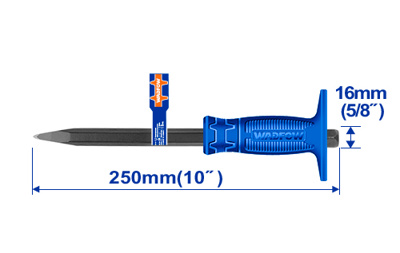 [126443] Cincel Con Punta 5/8X10" Wadfow Wcc1303