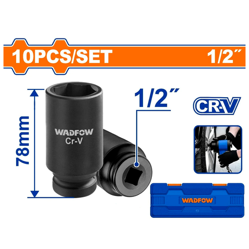 [126834] Cubo De Impacto 1/2" 10-24Mm Wadfow S2D02