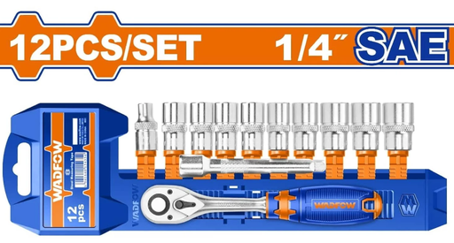 [133874] Cubos 12Pc 1/4" 45T Wadfow Uwst4212