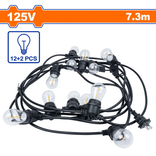 [144585] Extension De Luces Vintage 12L 125V 7.3M Wadfow 502A