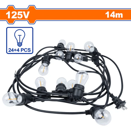 [144586] Extension De Luces Vintage 24L 125V 14M Wadfow 9501A