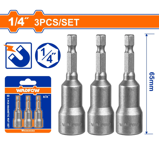 [143547] Extension Para Maneral 1/4" 3Pc Wadfow Wwr2K06