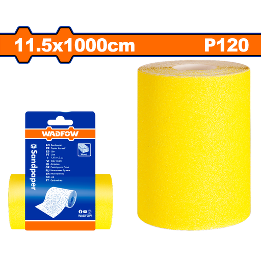 [143892] Lija Para Madera P120 11.5Cmx32' Wsm12012