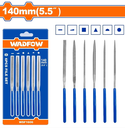 Limas De Precision 6Pc 5.5" Wadfow Wsf16