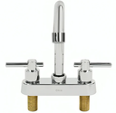 Llave Lavabo 4" Laton Y Acero Wadfow Wzd1513