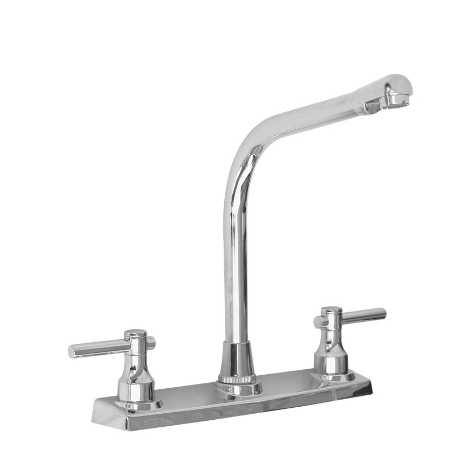 [129010] Llave Lavatrasto 8" Laton Acero Wadfow Wzd1526