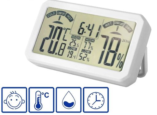 [128790] Medidor Para Humedad/Temperatura Wadfow Wtm1503