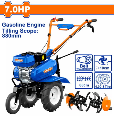 [144167] Motocultivador Gas 7.0Hp Wadfow Wtl2A100