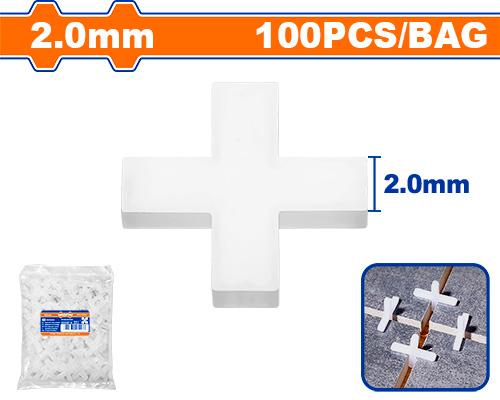 [143035] Separador Para Ceramica 2Mm 100Pc Wadfow 1002