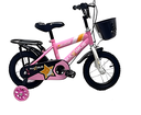 Bicicleta 12 Bmx Para Niña 1V Maximus Con Gurdafango/Canasta Rosado Armable