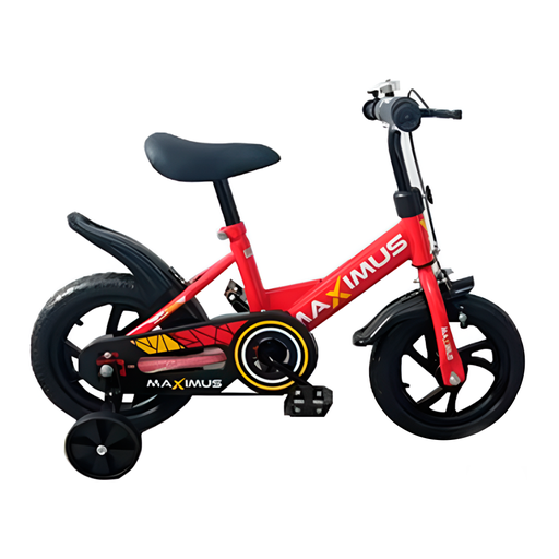 [138165] Bici 12 Bmx Parra Niño 1V Maximus Con Guardafango Rojo Armable