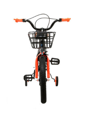 [138151] Bicicleta 16 bmx para niño 1v maximus con guardafango/canasta anarnjado/negro armable