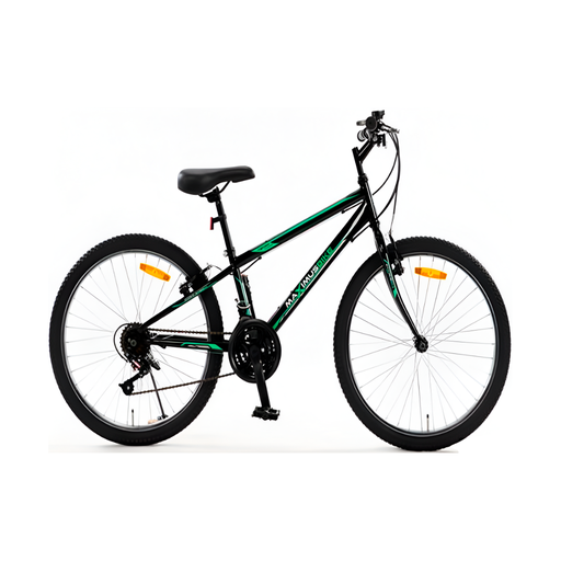 [72405] Bicicleta 24 Mtb 21V Acero Tubo Abajo Verde Armable