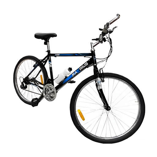 [132475] Biccletai 26 mtb 21v tubo recto cromado maximus azul/negro armable