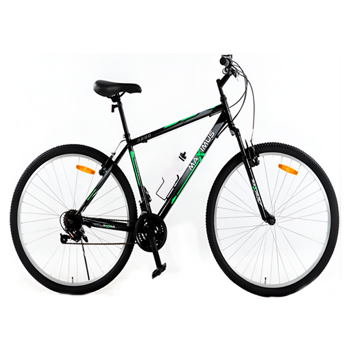 [133258] Bicicleta 29 Mtb 21V Maximus De Metal Con Suspension Delantera Verde/Negro Armable