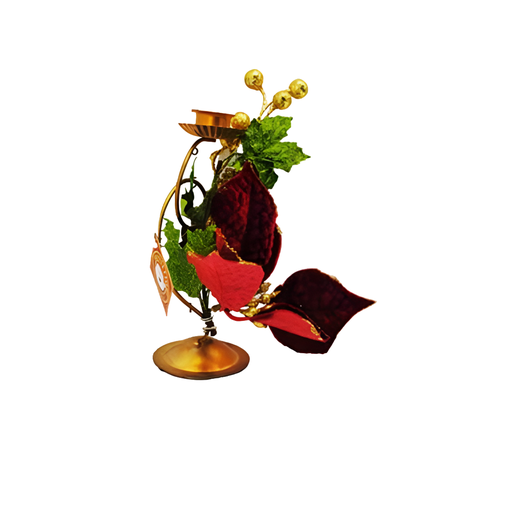[76730] Candelabro Navideño Rojo 1Cand Xs1042298Bu