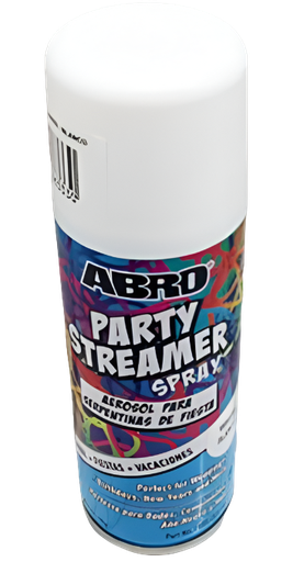 [140162] Pintura Spray Para Fiesta Blanco Abro Sly-85