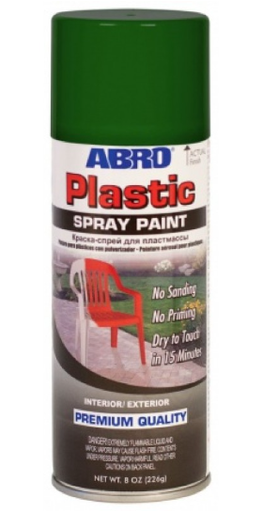 [60178] Pintura Spray Para Plastico Verde Abro Spp-049