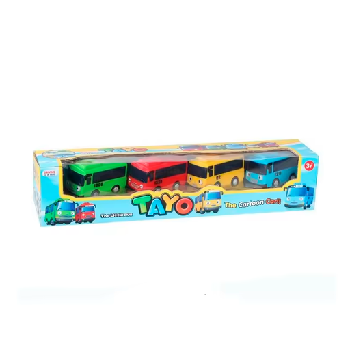 [111880] Juguete De Carro Bus 4Pc Tayo Jb18501B