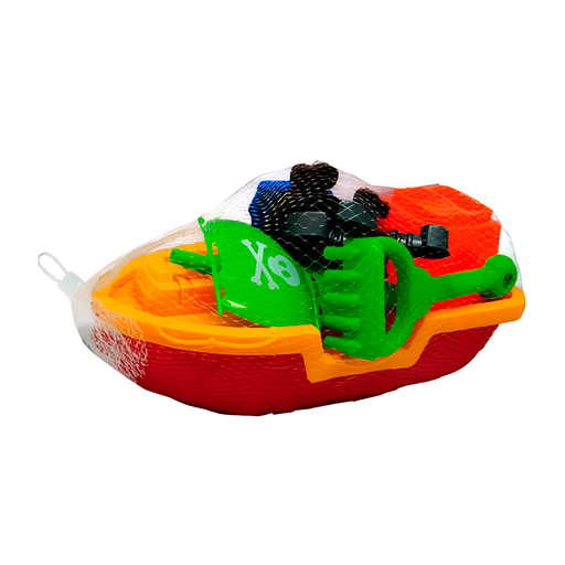 [93833] Juguete Para Playa 7Pc Con Lancha Jq104380