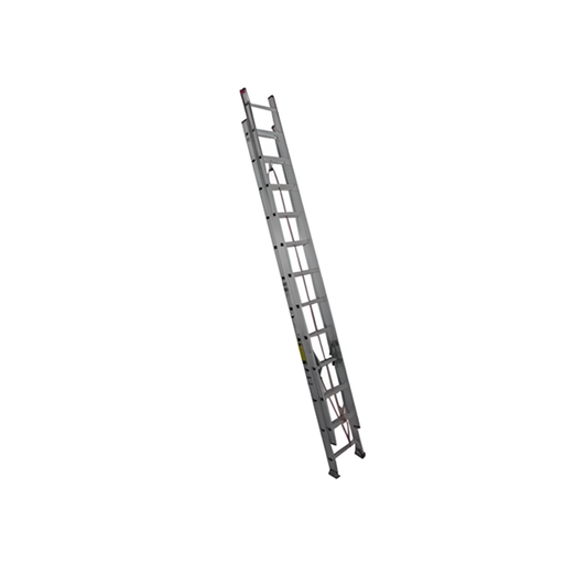 [34873] Escalera de aluminio rectangular ajustable 24' con lazo 494-24n