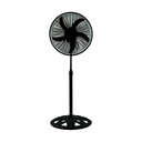 Ventilador pedestal 18" 5a plastico negro 3v ufc009b