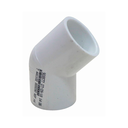 Codo pvc 3/4"x45 sin rosca inyectable
