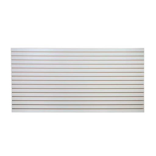 [83382] Fibran con melamina ranura 5/8"x4'x8' blanco