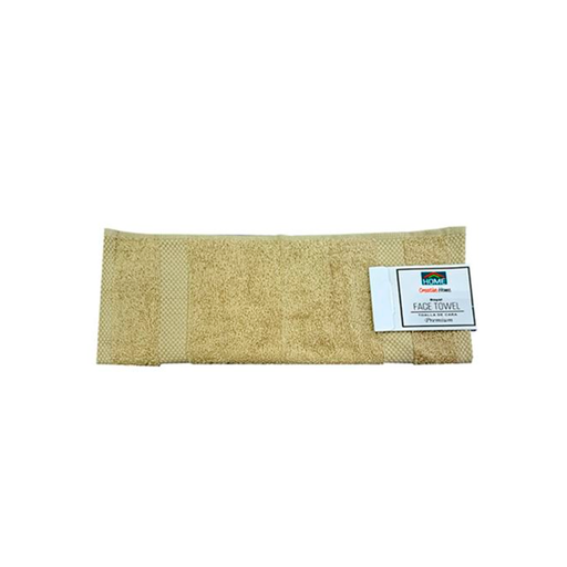 [131050] Toalla para cara algodon 13"x13" beige