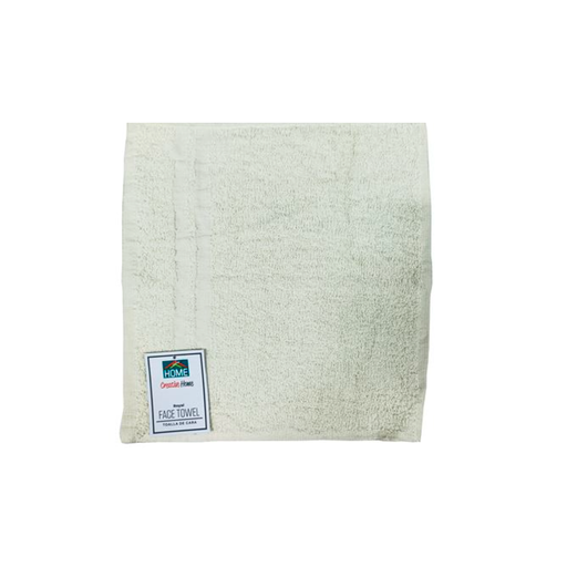 [131825] Toalla para cara rectangular 13"x13" marfil