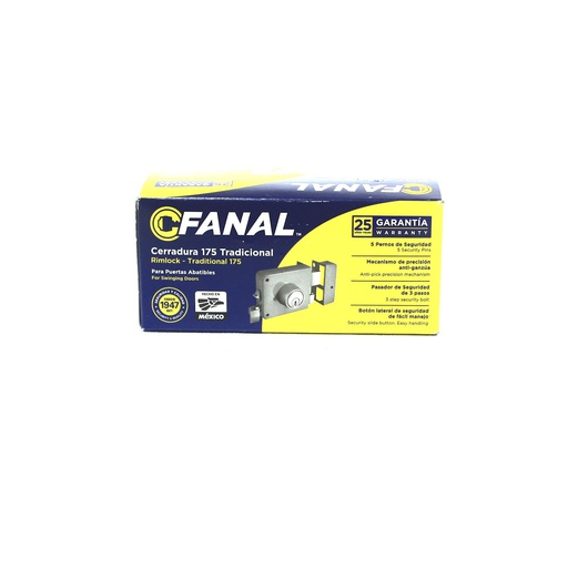 [2436] Llavin doble seguro fanal derecho 75nbdmt be