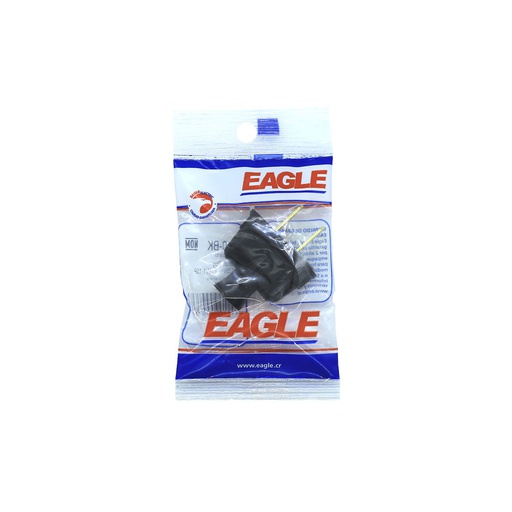 [10345] Enchufe hule plano aguila 1140-bk v/c