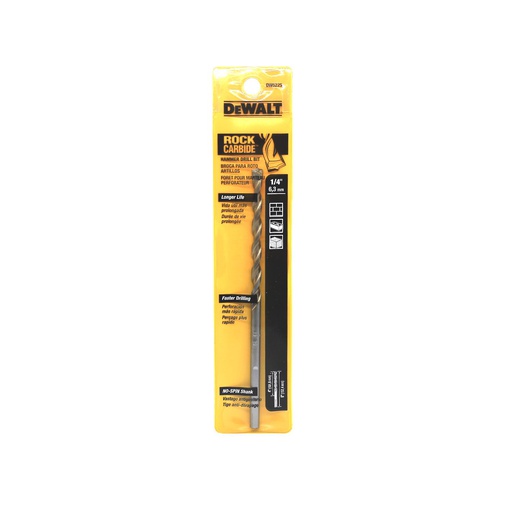 [20380] Broca concreto 1/4"x4"x6" dewalt dw5225