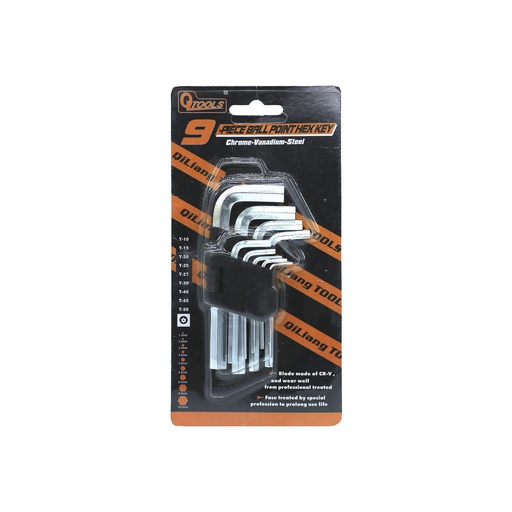 [21381] Llaves allen 9pc 1.5-10mm hrc57-60 cp