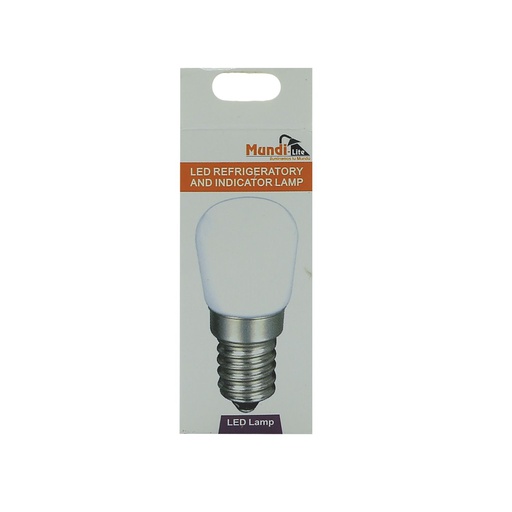[91665] Bombillo led 1.5w e14 6500k mund s23 blanco