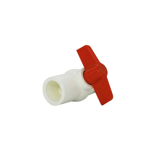 [106250] Valvula balin 1/2" pvc sin rosca ht1655