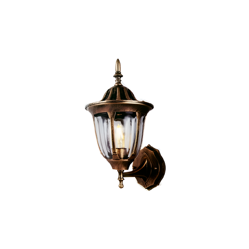 [143323] Lampara pared exterior 1l 16x37cm etl-401 bronce