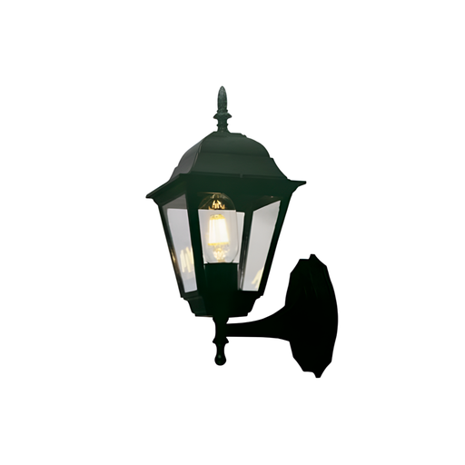 [143324] Lampara pared exterior 1l 16x37cm etl-402 negro
