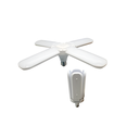 Lampara plegable led 4-aspas 40w e27