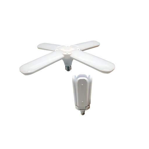 [127182] Lampara plegable led 4-aspas 40w e27