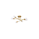 Lampara de techo 6l etl-005-d dorado