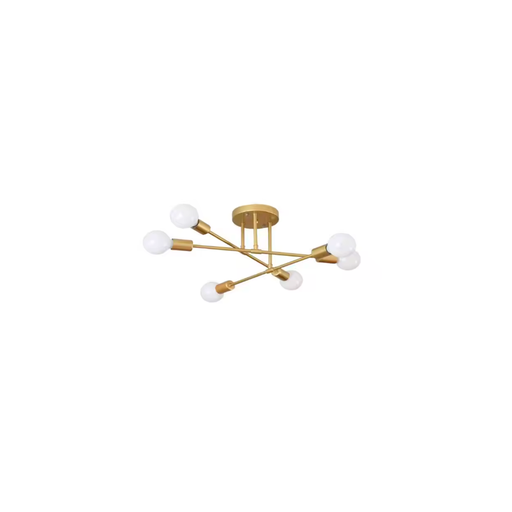 [138568] Lampara de techo 6l etl-005-d dorado